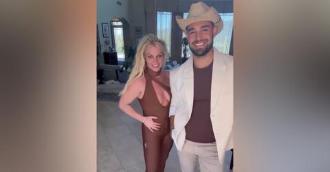britney spears husband sam asghari kiss video rumors marital woes