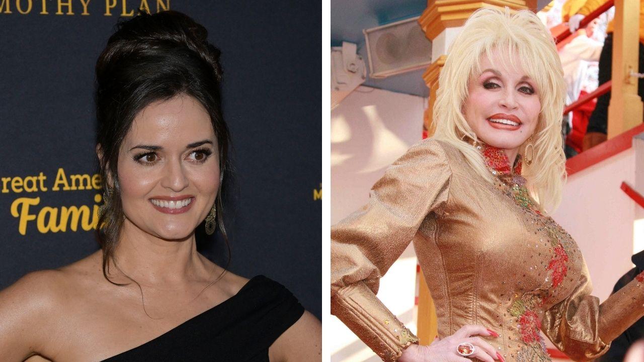 Image of Danica McKellar shared what it was like to work with Dolly Parton.