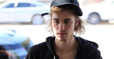 Justin Bieber crying