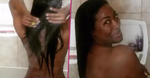 Kenya Moore Naked Topless Video