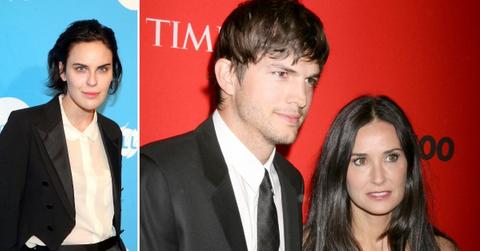 photo of Tallulah Willis, Ashton Kutcher and Demi Moore