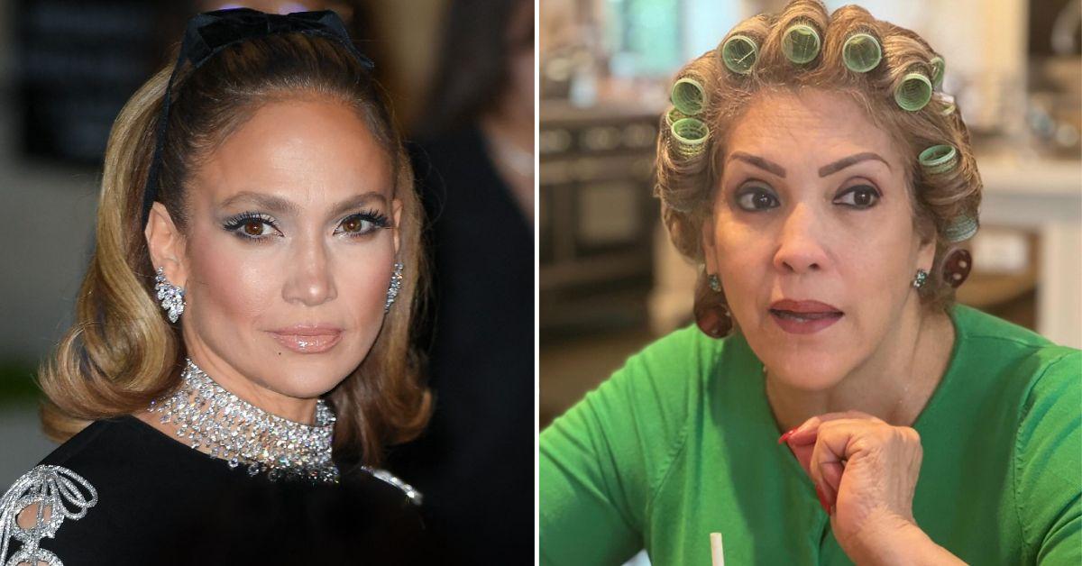 Composite photo of Jennifer Lopez and mom Guadalupe Rodríguez.