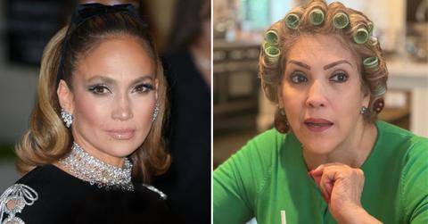 Composite photo of Jennifer Lopez and mom Guadalupe Rodríguez.