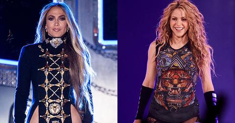 Jennifer Lopez Corset Shakira Curly Hair Confirmed Super Bowl Halftime Show Performers