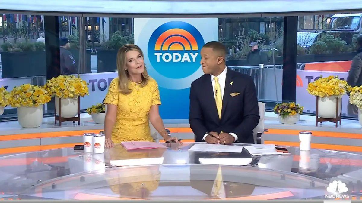 Image of Savannah Guthrie is back on 'Today.'