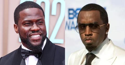 Photo of Kevin Hart; picture of Sean 'Diddy' Combs.