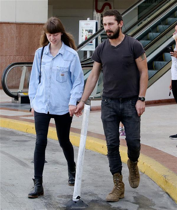 Shia Labeoufs Girlfriend Mia Goth Wears Diamond Ring On That Finger Are They Engaged