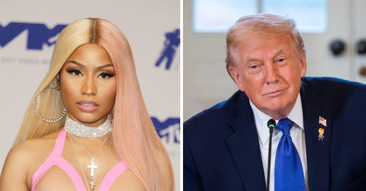 image of Nicki Minaj has publicly supported Donald Trump.