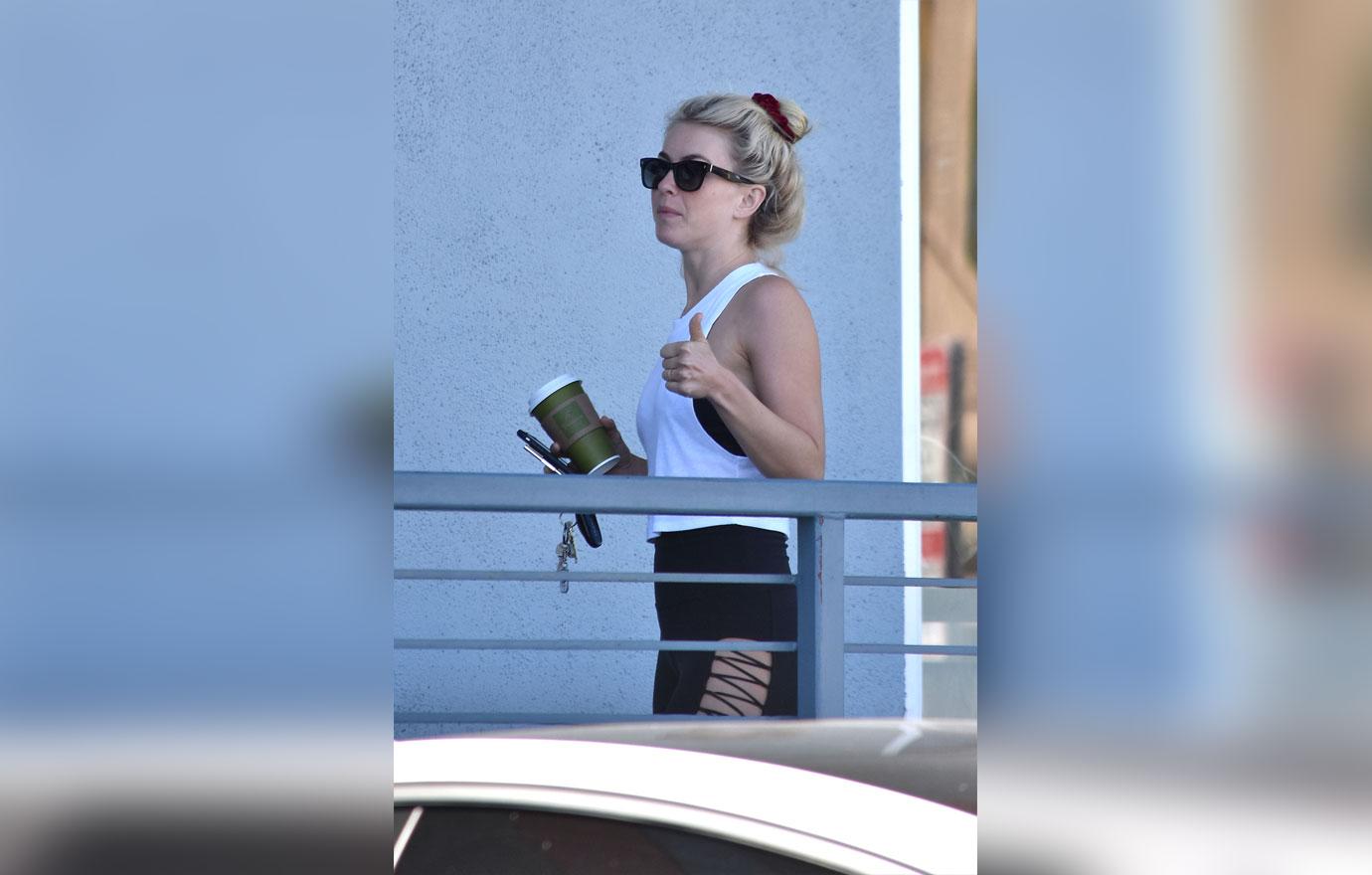 Julianne Hough on a Coffee Run