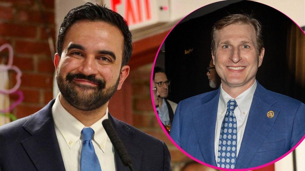 split image of Zohran Mamdani and Dan Goldman