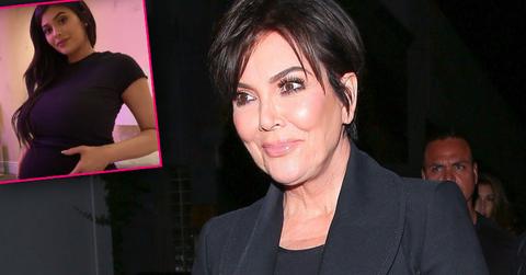 Kris jenner speaks out about kylies pregnancy ok pp