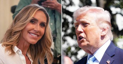 split of Lara & Donald Trump.