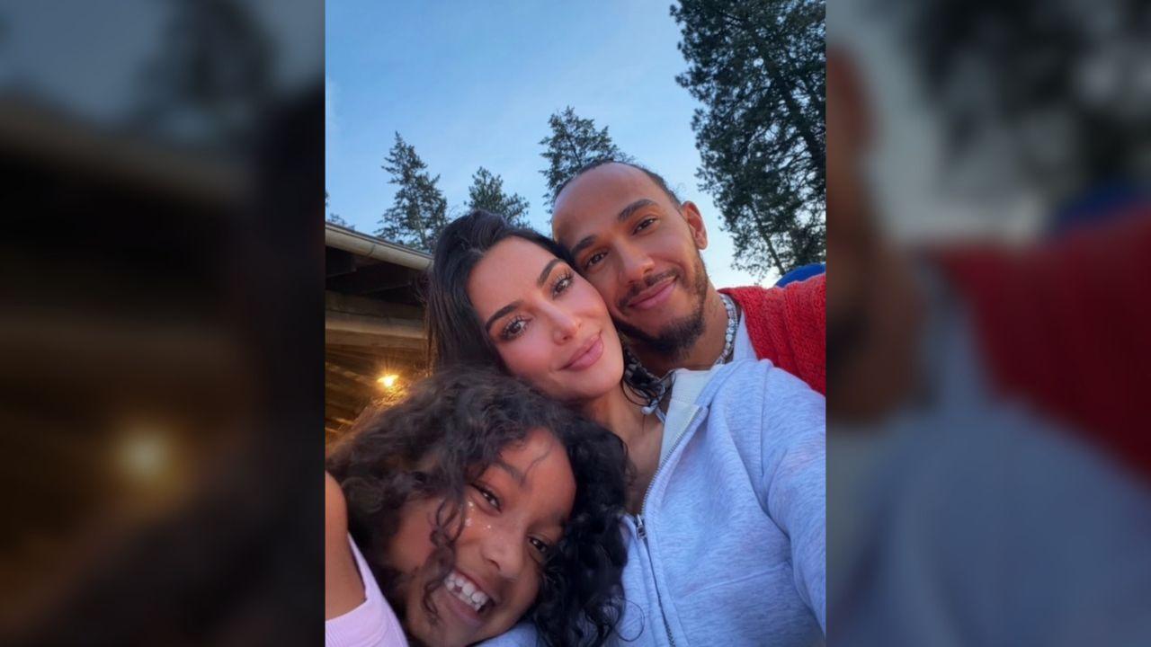 image of an insider said Hamilton spending time with Kardashian's children reflects 'how much she trusts him.'