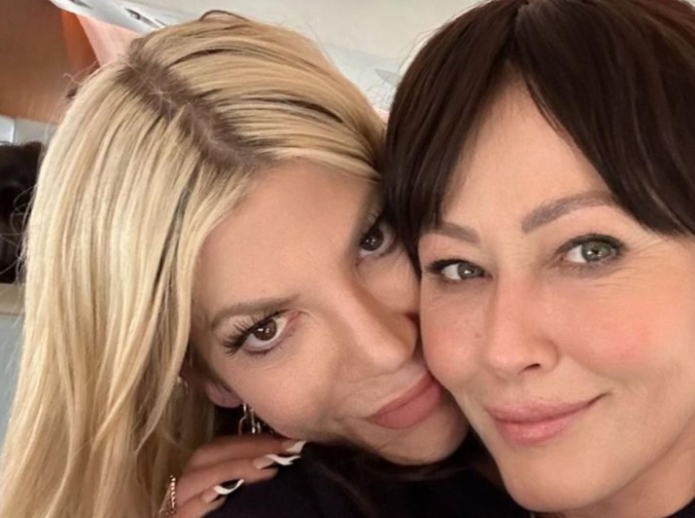 tori spelling shannen doherty death beverly hills  costar