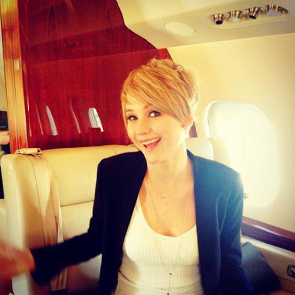 Jennifer lawrence short hait