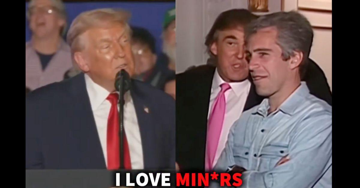 image of Gavin Newsom's press office posted a doctored video trolling Donald Trump.