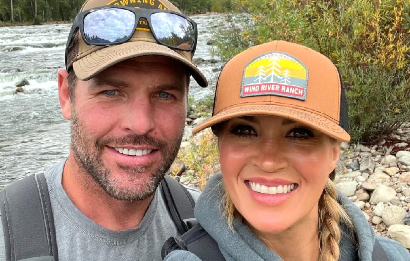 carrie underwood fishing husband mike fisher american idol judge photo