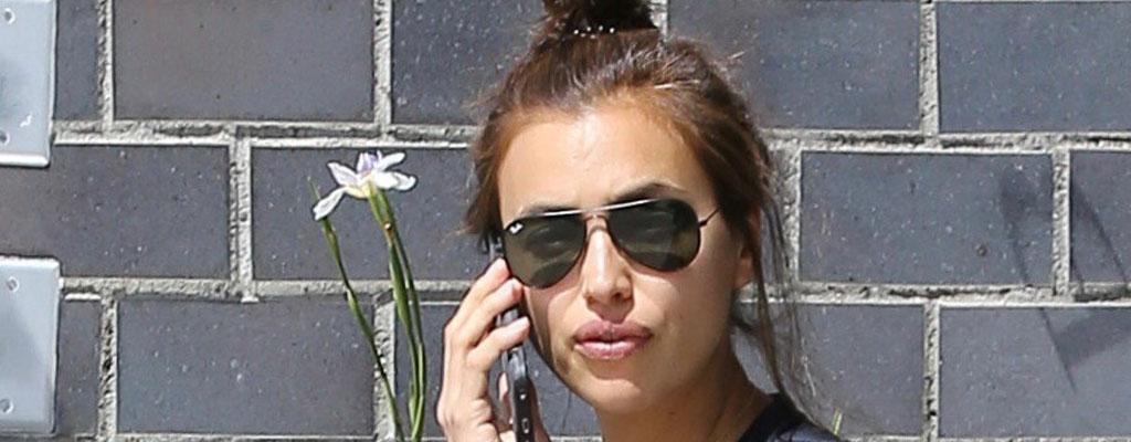 *EXCLUSIVE* New mom Irina Shayk steps out for a private Pilates session