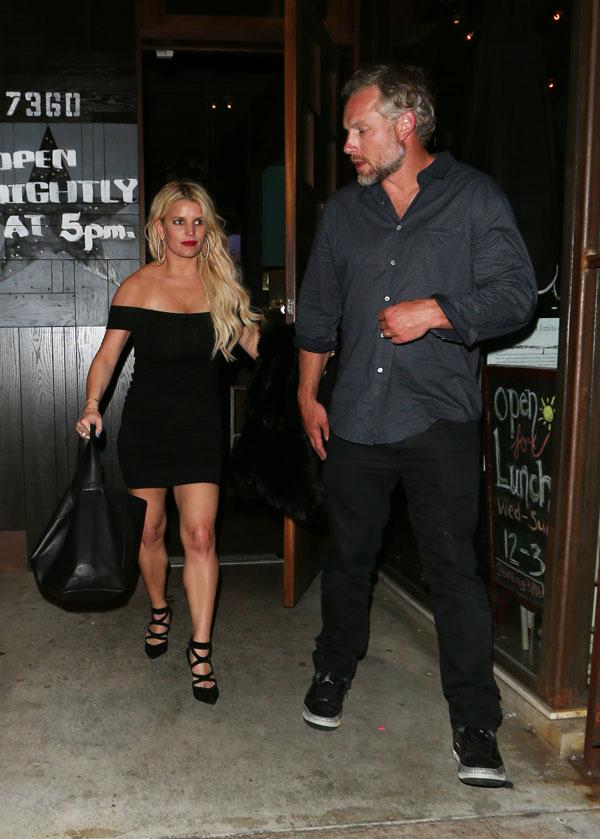 Jessica simpson partying hard