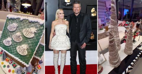 blake shelton praises gwen stefanis christmas decorating skills