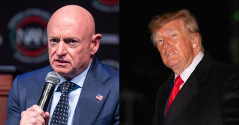 Mark Kelly and Trump