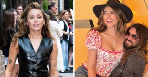 Photos of Elizabeth Hurley, Billy Ray and Miley Cyrus