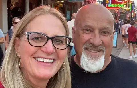 christine david woolley wedding