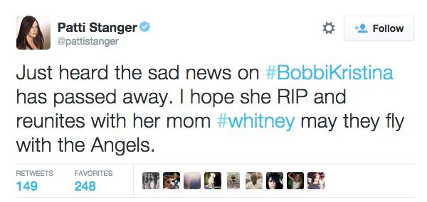 Bobbi kristina brown death celebrity reactions 09