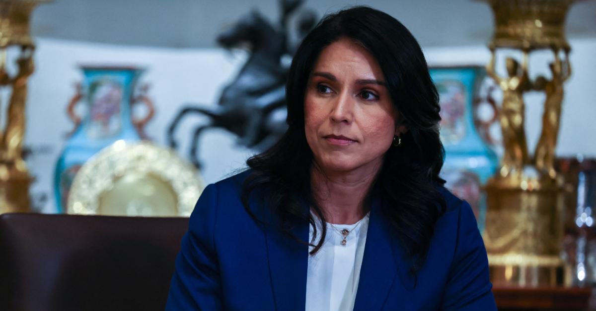 image of Tulsi Gabbard is the director of national intelligence.