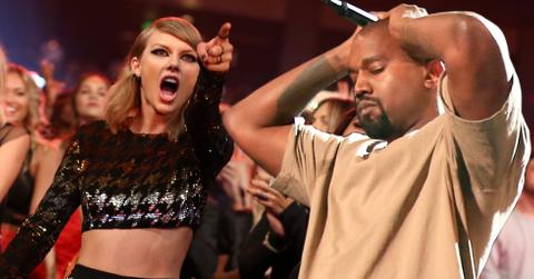 Taylor swift freaks out after kanye west goes off script during vma speech