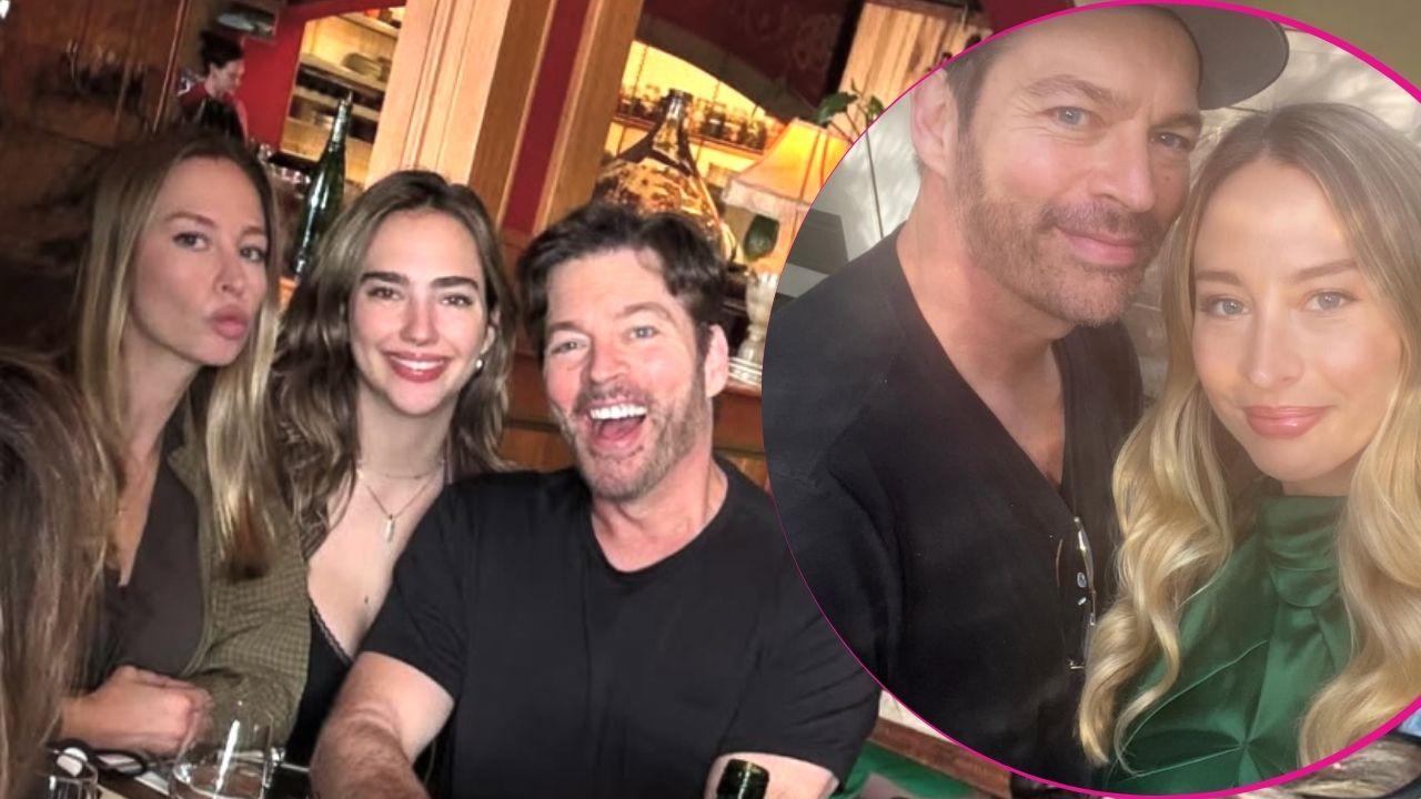 image of Harry Connick Jr. and his daughters.