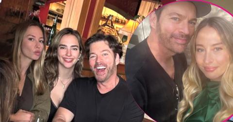 image of Harry Connick Jr. and his daughters.