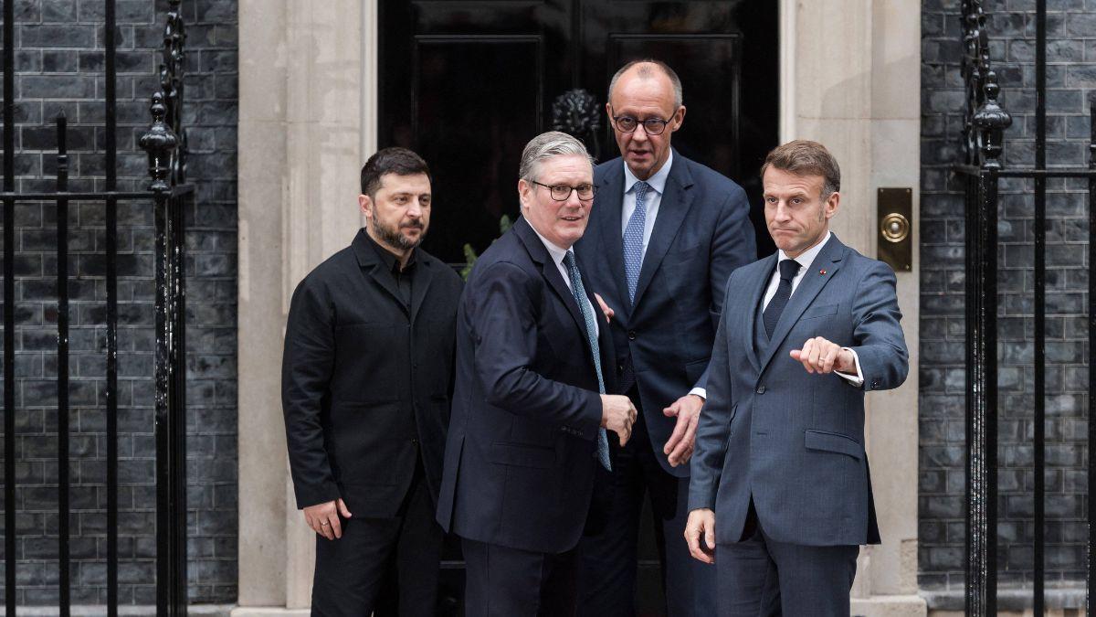 Image of European leaders expressed concern over conflict.