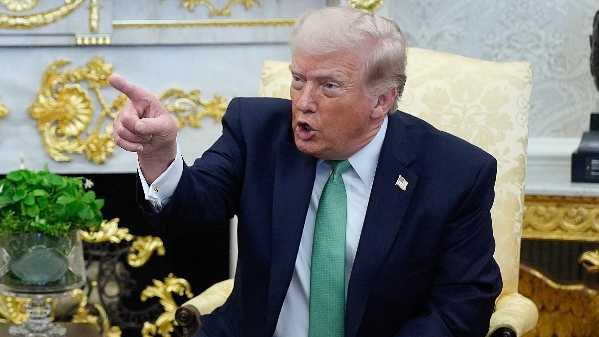 image of Donald Trump claims he's in great health. 