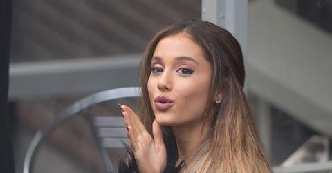 Ariana grande blowing kiss