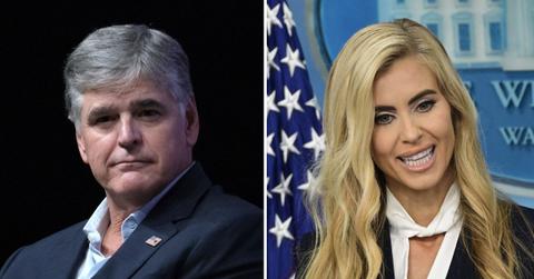 Photo of Sean Hannity and Katie Zacharia.