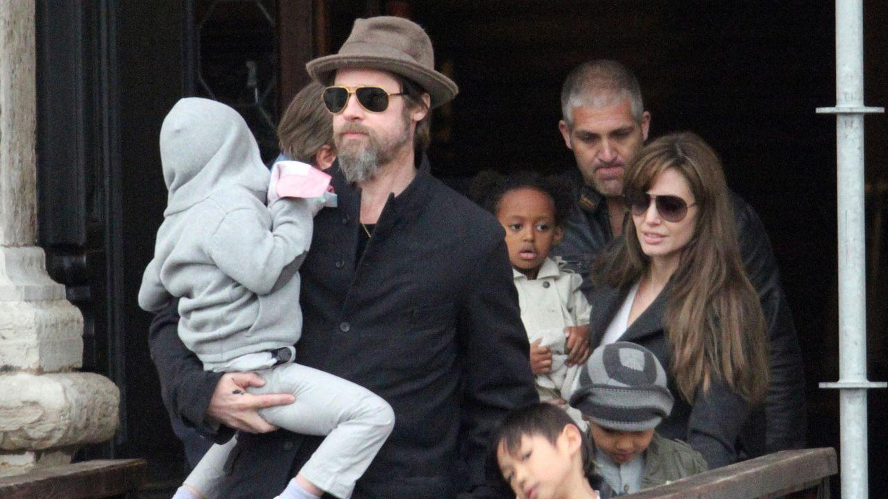 Image of Brad Pitt and Angelina Jolie's other kids Shiloh, Maddox, and Vivienne also dropped Brad Pitt's last name from their names.