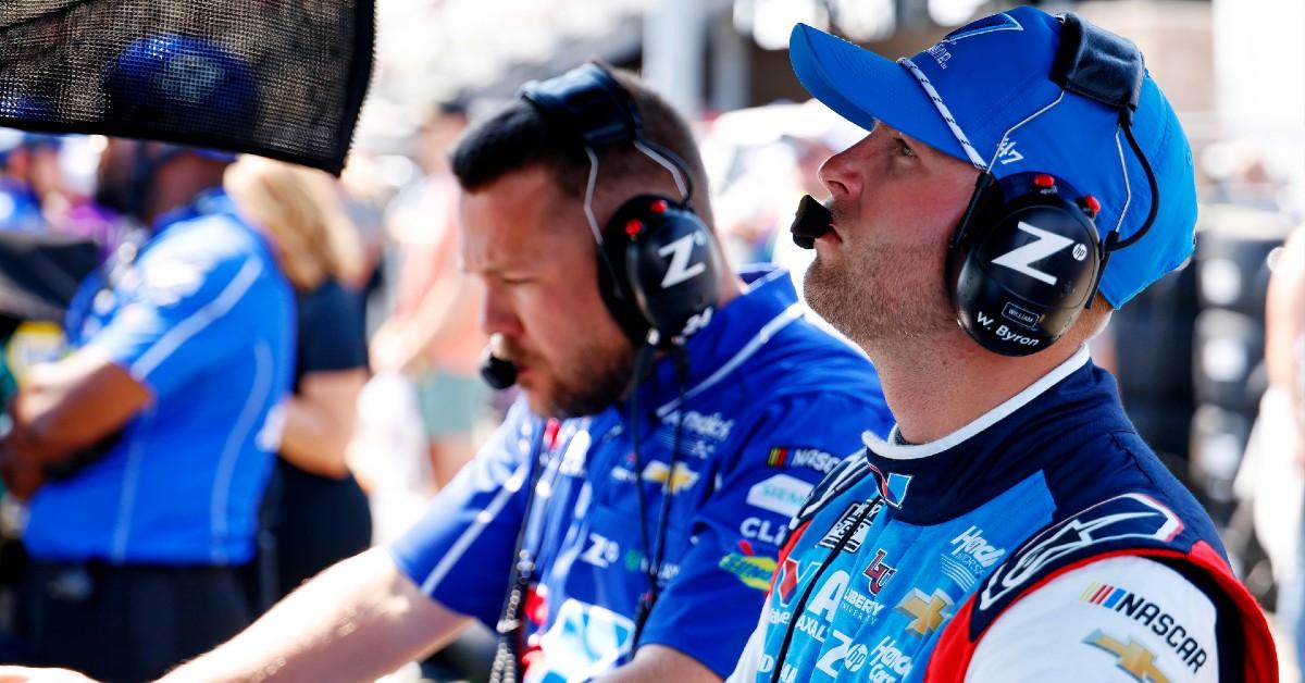 image of William Byron is proud to be partnering with Valvoline. 