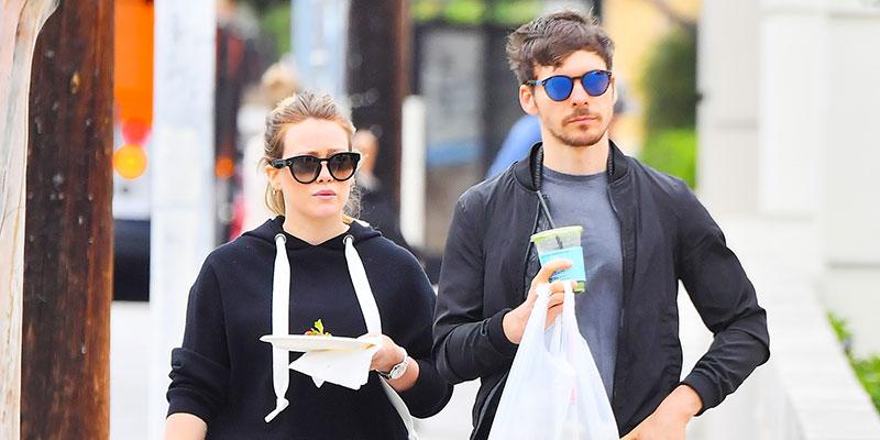 Pregnant Hilary duff matthew koma farmers market main