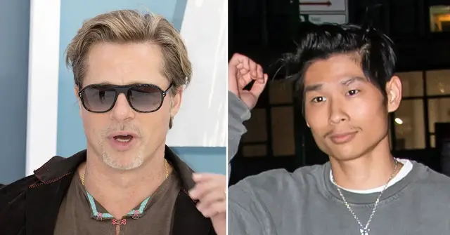 brad pitt son pax post cut him to bone pp