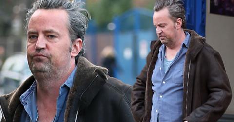 matthew perry unshaven overweight