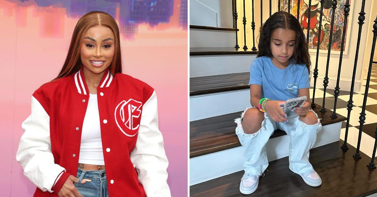 A composite photo of Blac Chyna and her daughter, Dream Kardashian.