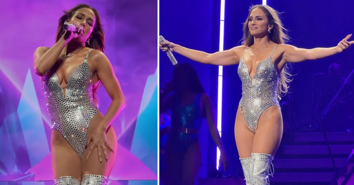 jennifer lopez skimp outfits madrid split