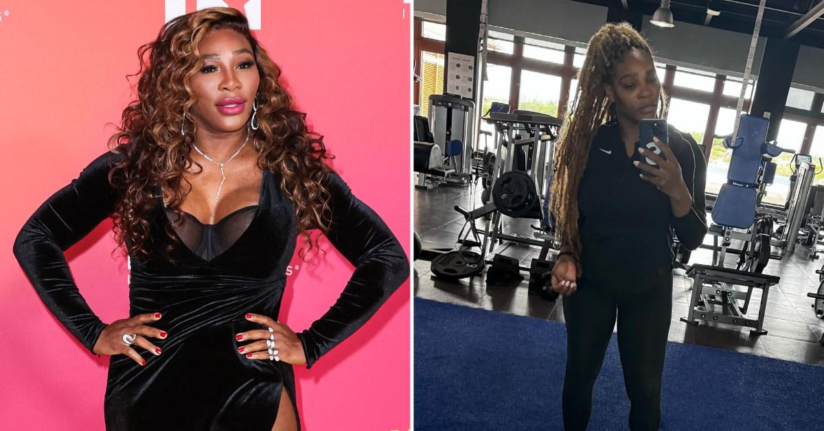 Watch Serena Williams Rock Out Wearing A Sports Bra And Tights - FASHION  Magazine