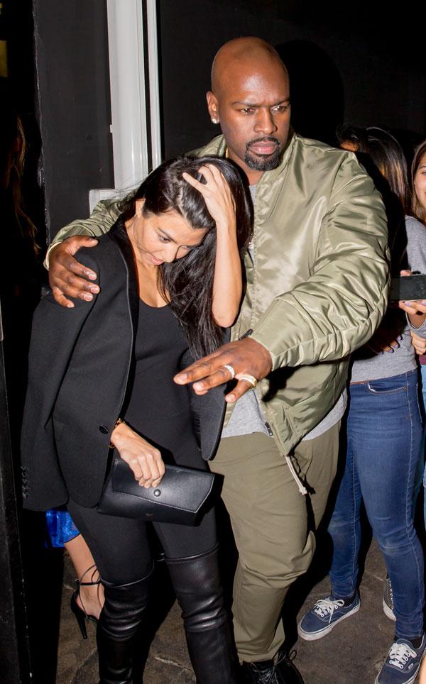 Kourtney kardashian ama afterparty corey gamble scott disick 02