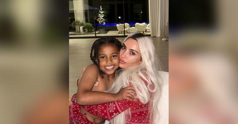 kim kardashian snuggles son saint welcome more kids pp