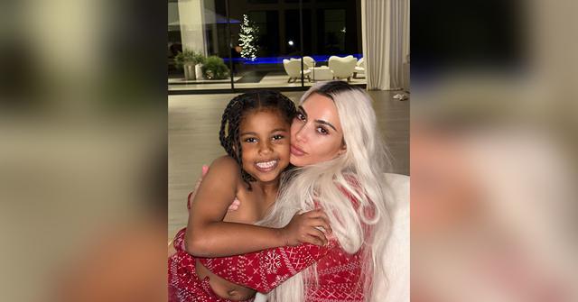 kim kardashian snuggles son saint welcome more kids pp
