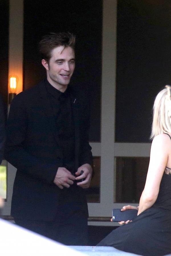 *EXCLUSIVE* Rob Pattinson gets flirty with a mystery blonde