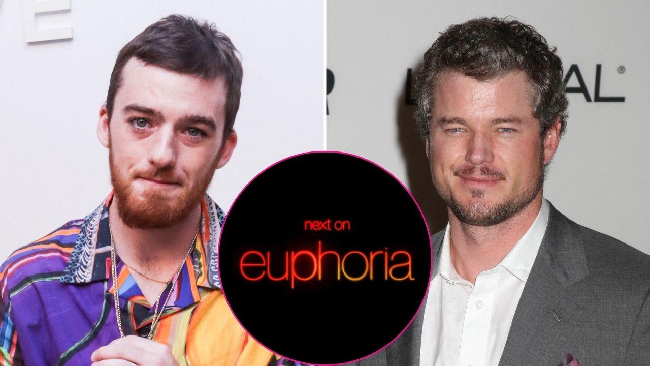 Composite photo of Angus Cloud, Eric Dane and 'Euphoria.'