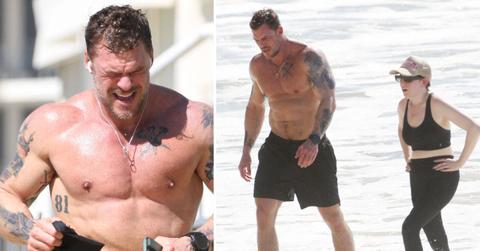 Photo of Alan Ritchson and wife Catherine Ritchson